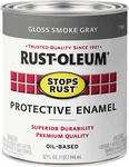 Rust-oleum Gloss Smoke Gray 1 Qt Stops Protective Enamel Oil-based 7786-502 New. Price: $30.63.