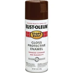 Rust-oleum 7775830 Preventative Spray Paint, Gloss, Leather Brown, 12 Oz, C New. Price: $21.01.