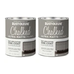 Rust Oleum Chalked Paint Country Gray 30 Ounce Pack Of 2 Ultra Matte Finish New. Price: $65.09.