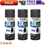Canyon Black Rust-o American Accents 2X Ultra Cover Satin Spray Paint 12OZ 3PACK New. Price: $23.99.