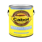 Cabot 1801-05 Decking Stain, Acrylic, White Base, Qt. Quantity New. Price: $18.06.