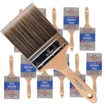 12PK 4" Flat House Wall,trim Paint Set Home Exterior Interior Brushes New. Price: $59.99.
