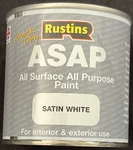 Rustins - Asap Paint White 250ML New. Price: $21.99.
