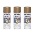 Rust Oleum Stops Metallic Spray Paint Antique Brass Pack Of 3 11 Ounce New. Price: $62.99.
