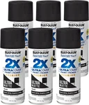 Rust-oleum Painters Touch 2X Ultra Cover Spray Matte Black 6PK New. Price: $49.99.
