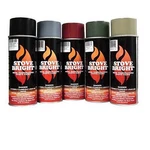 Stove Bright #6321 High Temperature 12OZ. Aerosol Can Paint- Bark Brown New. Price: $23.99.
