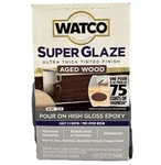 Rust-oleum Watco Super Glaze Pour On High Gloss Epoxy 1 Quart Aged Wood (50) New. Price: $10.40.