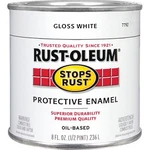 Rust-oleum Stops 7792730 Enamel Paint, Oil, Gloss, White, 0.5 Pt, Can, 50 New. Price: $18.75.