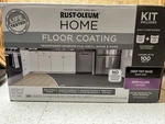 Rust-oleum Home Interior Floor Coating Kit, Semi-gloss Untinted 100 Sq Ft New. Price: $45.00.