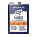 Klean Strip GML170 Lacquer Thinner, Liquid, Free, Clear, Water White, Gal, Can New. Price: $40.93.