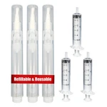 Urgino 3 Pack 6ML Refillable Touch Up Paint Pens, Empty Small, Clear New. Price: $9.81.