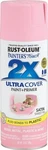 Rustoleum 249063 Ultra Cover 2X Satin Sweet Pea Spray Paint Pink New. Price: $11.00.