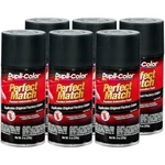 Duplicolor BUN0104 (6-PACK), Perfect Match Aerosol Paint, Universal Flat Black New. Price: $77.59.