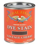 General Finishes 1 Quart Vintage Cherry Wood Stain Ultra Penetrating Water Based New. Price: $52.39.