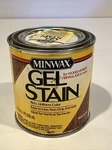 Minwax 260904444 Interior Wood Gel Stain, 1/2 Pint, Red Elm New. Price: $38.00.
