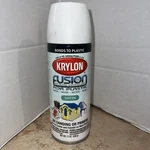 Krylon Fusion For Plastic Satin White Spray Paint, 12 Oz, Mpn 2420 Discontinued New. Price: $39.99.