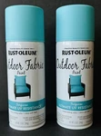 Rust-oleum 358842 Outdoor Fabric Paint "turquoise", 12OZ (2 Pack) New. Price: $21.99.