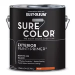 Rust-oleum 394669 Exterior Paint And Primer, Flat, Water Base, Black New. Price: $42.89.
