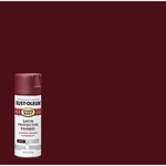 Rust Oleum Spray Paint Cabernet Red Satin Stops 12 Oz Outdoor Used. Price: $18.79.