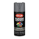 Krylon Fusion K02769007 ALL-IN-1 Spray Paint For In/outdoor, Metallic 12OZ New. Price: $16.55.