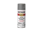 Stops Rust Enamel Spray Paint, Satin, Coastal Gray, 12 Oz, Aerosol Can New. Price: $13.36.
