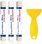 Wood Filler Sticks 3 Colors White Wax Stick, Repair Kit For Scratches, New. Price: $16.41.