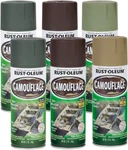 Rust-oleum 269038 Specialty Camouflage Spray Pack, 12-OUNCE, 6-PACK New. Price: $53.99.