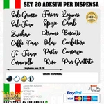 Set 20 Adhesives For Pantry - Cans Salt Sugar Coffee Bread Pasta Spices Tea New. Price: $17.43.