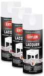 Krylon K07031777 Gloss White Lacquer Spray 12 Oz 3-PACK New. Price: $64.14.