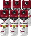 Rust-oleum Stops Indoor And Outdoor Gloss Burgundy Oil Modified Alkyd Spray New. Price: $62.95.