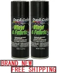 Dupli-color HVP104 Gloss Black Vinyl & Fabric Coating 11 Oz. Aerosol (2 Pack) New. Price: $44.95.