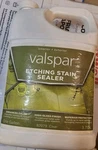 Valspar High Gloss Interior/exterior Concrete Etching Stain Sealer, 1 GAL.#82079 New. Price: $69.49.