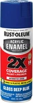 Rust-oleum 271918 Acrylic Enamel 2X Spray Paint, 12 Oz, Gloss Deep Blue New. Price: $12.20.