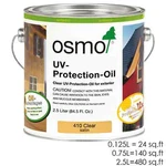Osmo 410 Uv Protection Oil Clear Satin Exterior Water Repellent Wood Finish New. Price: $149.99.