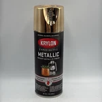 Krylon K01701A77 Bright Gold Metallic Spray Paint 11 Oz Aerosol New Open. Price: $17.57.