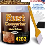 2-IN-1 Rust Converter & Metal Primer 42OZ Black Inhibitor Paint For New. Price: $41.31.