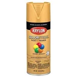 6 Pack Krylon Colormaxx Paint+primer Gloss Bauhaus Gold 5504 Free Shipping New. Price: $39.99.