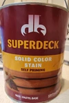 Superdeck Solid Flat Pastel Base Acrylic Latex Wood Stain 1 Gal New. Price: $49.00.