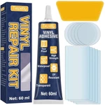 Transparent Vinyl Mattress Repair Kit Waterproof Pool Liner Patch Pvc Glue New. Price: $17.99.
