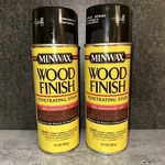 Minwax Wood Finish Aerosol Penetrating Stain Spray Red Mahogany 225 11.5 Oz Can New. Price: $162.00.