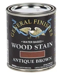 General Finishes Antique Brown Water Based Stain 1 Pint Indoor Use Low Odor New. Price: $49.69.