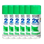 Rust-oleum Painter's Touch 2X Ultracover Spring Green Spray Paint+primer 6 Pc. New. Price: $59.97.