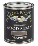 General Finishes 1 Quart Graphite Water Based Wood Stain Low Odor Indoor Use New. Price: $60.89.