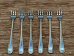 Bright Ltd Sheffield England Cutlers Lot 6 Cocktail Fish Forks 5.75". Price: $17.00.