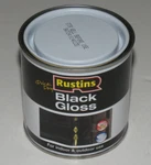 SH5 Rustins Quick Dry Black Gloss 250ML Interior Exterior Ship New. Price: $26.99.