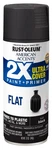 Black, American Accents 2X Ultra Cover Flat Spray Paint- 12 Oz New. Price: $18.55.