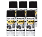 Rust-oleu Spray Paint 12 Oz, Gloss Black, (pack Of 6) New. Price: $45.50.