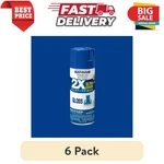 (6 Pack) Rust Oleum 2X Ultra Cover Spray Paint Gloss Finish Brilliant Blue 12 Oz New. Price: $32.98.