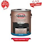 Glidden Fundamentals Exterior Paint Black Semi-gloss 1 Gallon Outdoor Trim New. Price: $33.99.