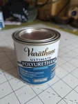 Rust-oleum Varathane 200261H 1/2-PINT Interior Crystal Clear Semi-gloss Poly 8OZ New. Price: $15.80.